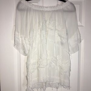 Off the shoulder shirt